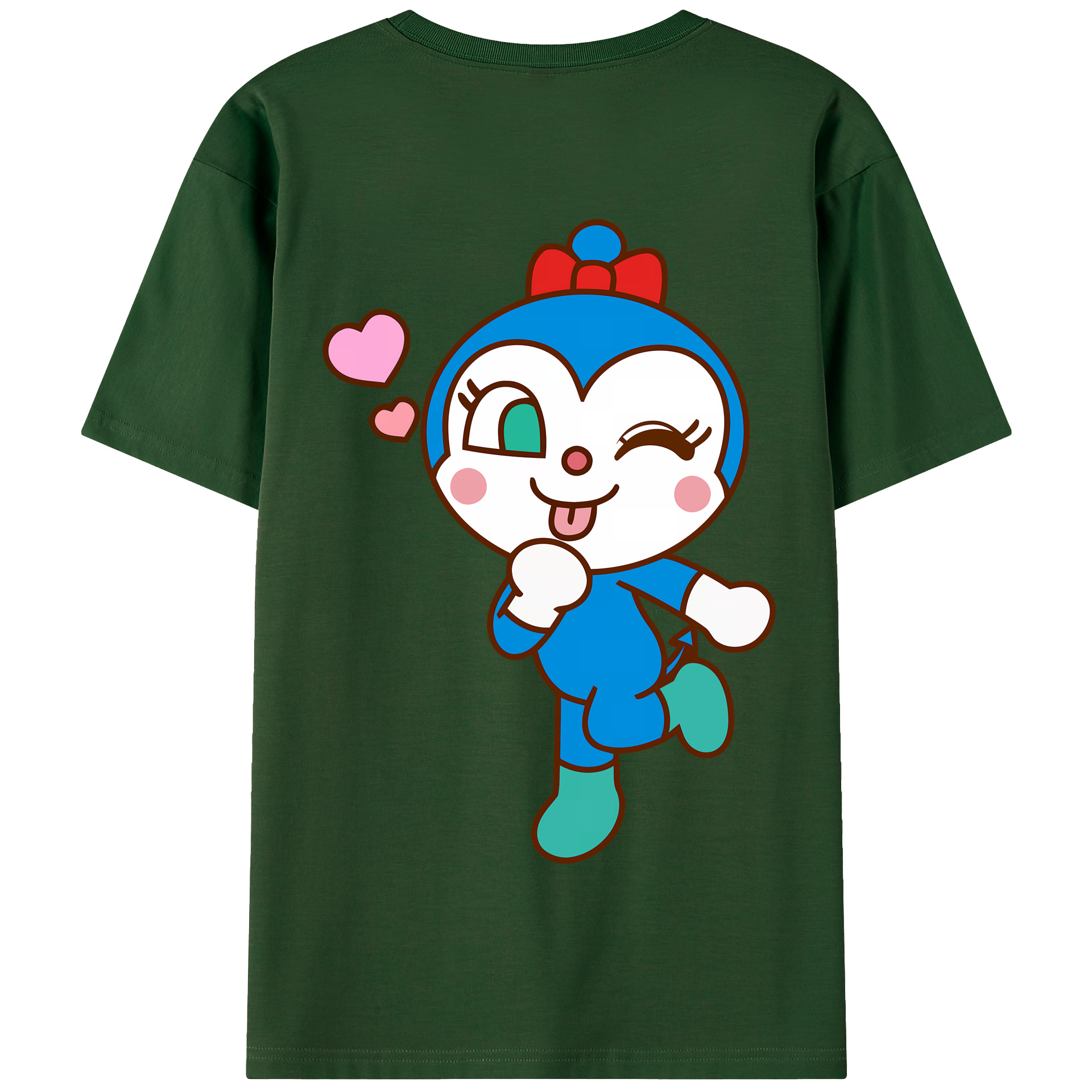 （画像用） アンパンマン Anpanman 綿100％半袖Tシャツ（背面プリント）